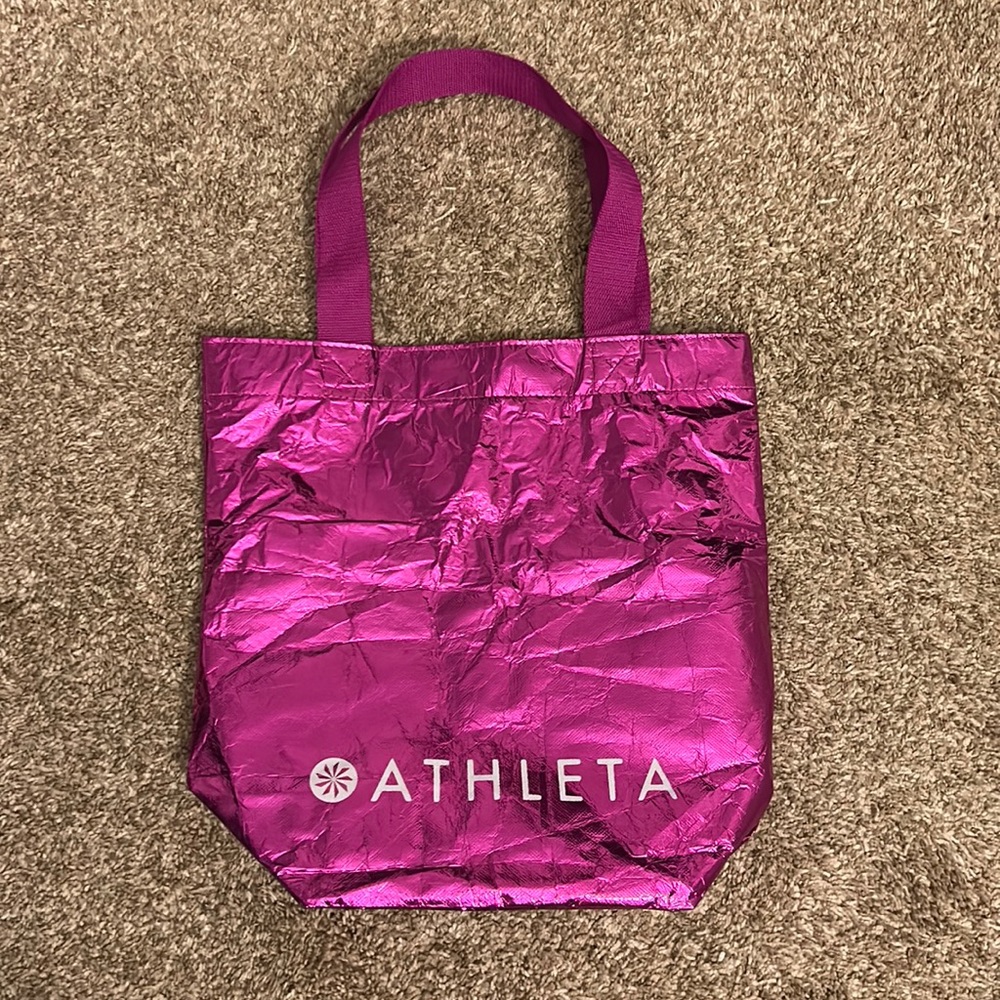 Metallic Reusable Athleta Bag